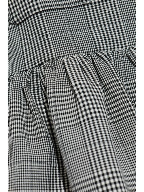 Abito Self-Portrait  con motivo a quadri SELF-PORTRAIT | 017SA-BWBLACK AND WHITE